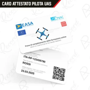 Card attestato di Pilota A2