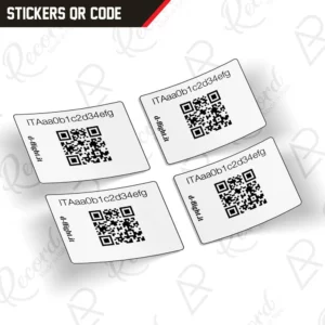 4 Stickers QR Code