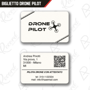 Biglietto da visita drone pilot