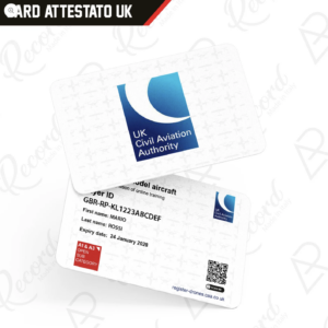 Card attestato UAS UK