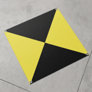 Target GCP 60x60cm in PVC per Rilievi Fotogrammetrici