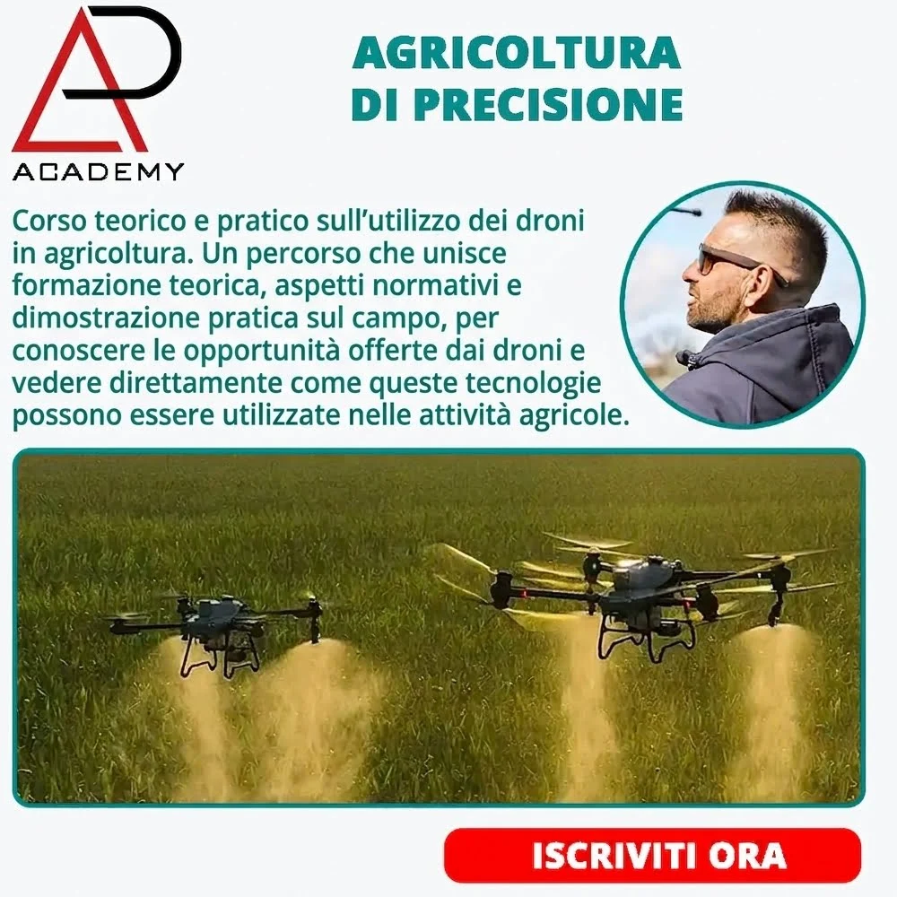 Corso agricoltura di precisione con droni – Parte teorica e pratica
